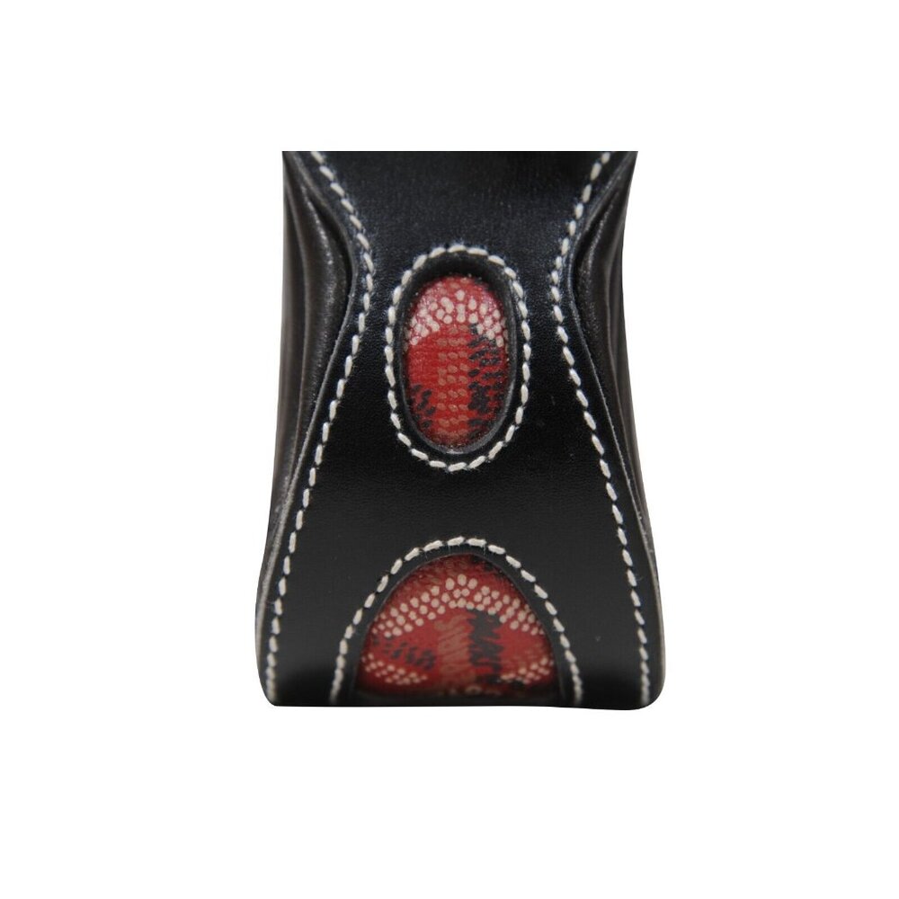 Goyard Coin Wallet Pouch Red Black Limited Edition Leather Strap Money Holder - Picture 5 of 11